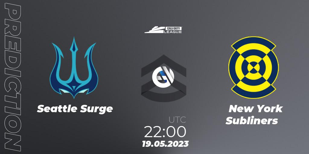Seattle Surge vs New York Subliners: Betting TIp, Match Prediction. 19.05.2023 at 22:00. Call of Duty, Call of Duty League 2023: Stage 5 Major Qualifiers