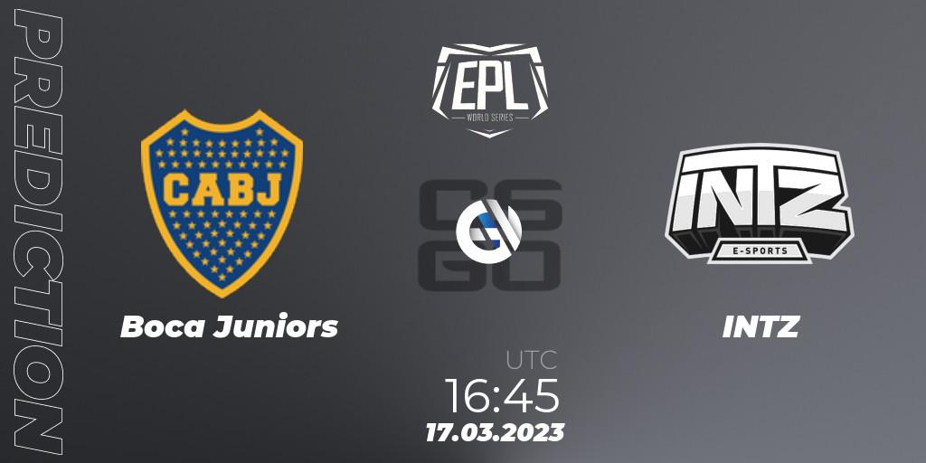 Boca Juniors vs INTZ: Betting TIp, Match Prediction. 17.03.23. CS2 (CS:GO), EPL World Series: Americas Season 3
