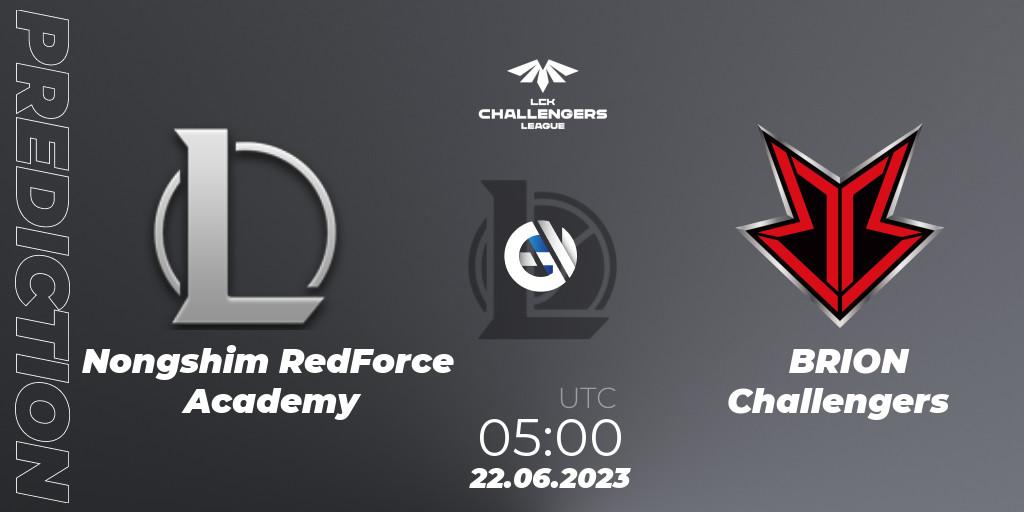 Nongshim RedForce Academy vs BRION Challengers: Betting TIp, Match Prediction. 22.06.23. LoL, LCK Challengers League 2023 Summer - Group Stage