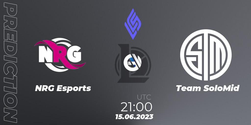 NRG Esports vs Team SoloMid: Betting TIp, Match Prediction. 22.06.23. LoL, LCS Summer 2023 - Group Stage