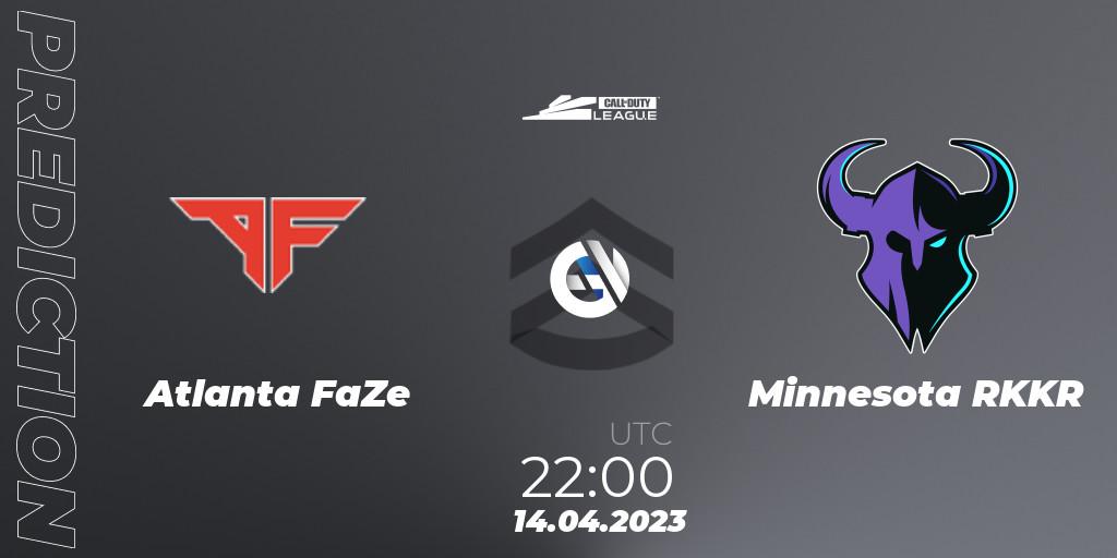 Atlanta FaZe vs Minnesota RØKKR: Betting TIp, Match Prediction. 14.04.2023 at 22:00. Call of Duty, Call of Duty League 2023: Stage 4 Major Qualifiers