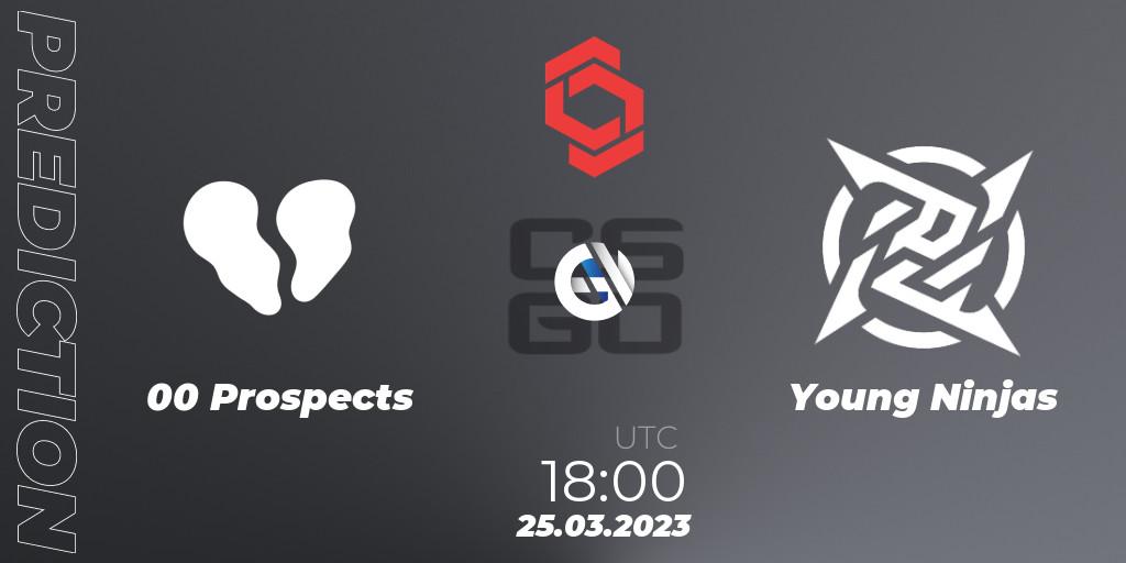 00 Prospects vs Young Ninjas: Betting TIp, Match Prediction. 25.03.23. CS2 (CS:GO), CCT Central Europe Series #5
