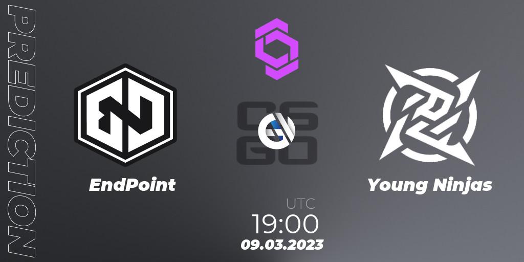 EndPoint vs Young Ninjas: Betting TIp, Match Prediction. 09.03.23. CS2 (CS:GO), CCT West Europe Series #2