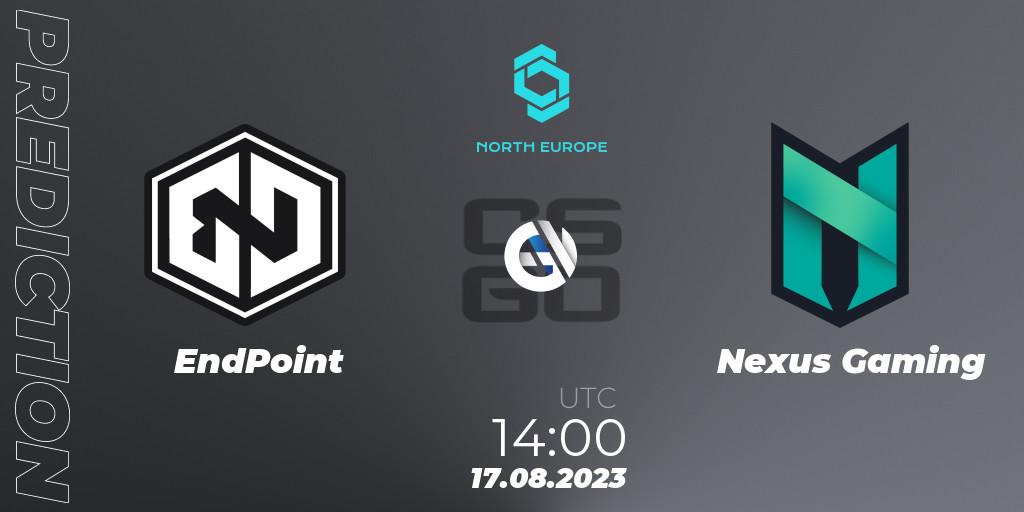 EndPoint vs Nexus Gaming: Betting TIp, Match Prediction. 17.08.23. CS2 (CS:GO), CCT North Europe Series #7