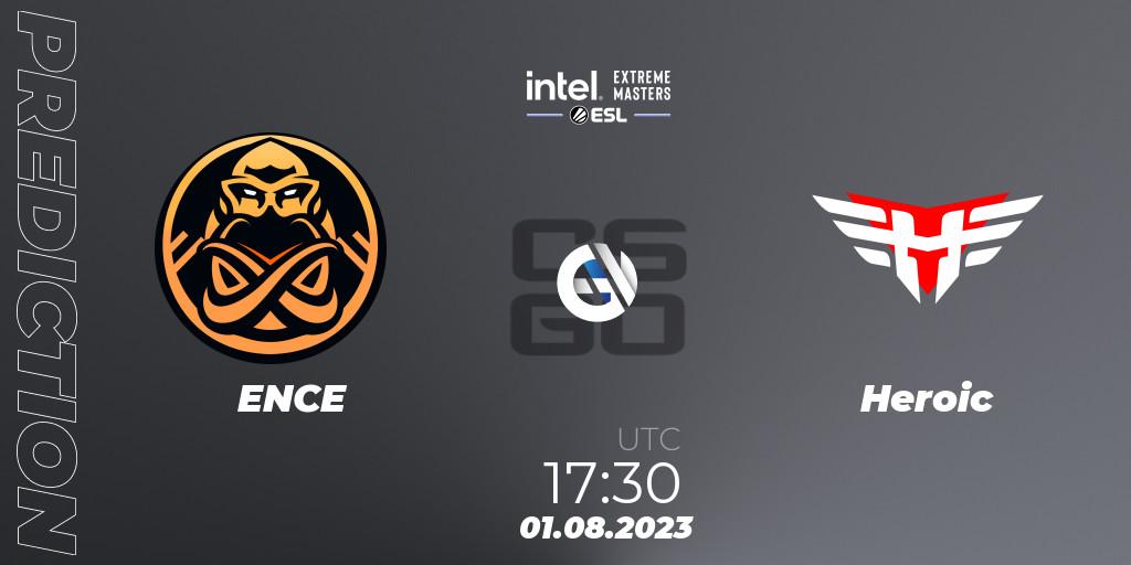 ENCE vs Heroic: Betting TIp, Match Prediction. 01.08.2023 at 18:25. Counter-Strike (CS2), IEM Cologne 2023