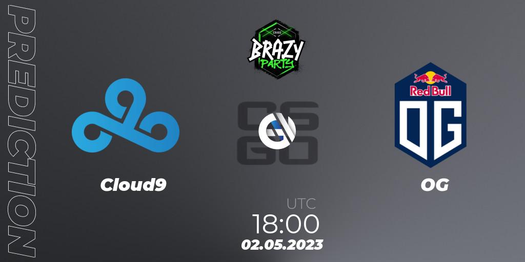 Cloud9 vs OG: Betting TIp, Match Prediction. 02.05.2023 at 18:00. Counter-Strike (CS2), Brazy Party 2023