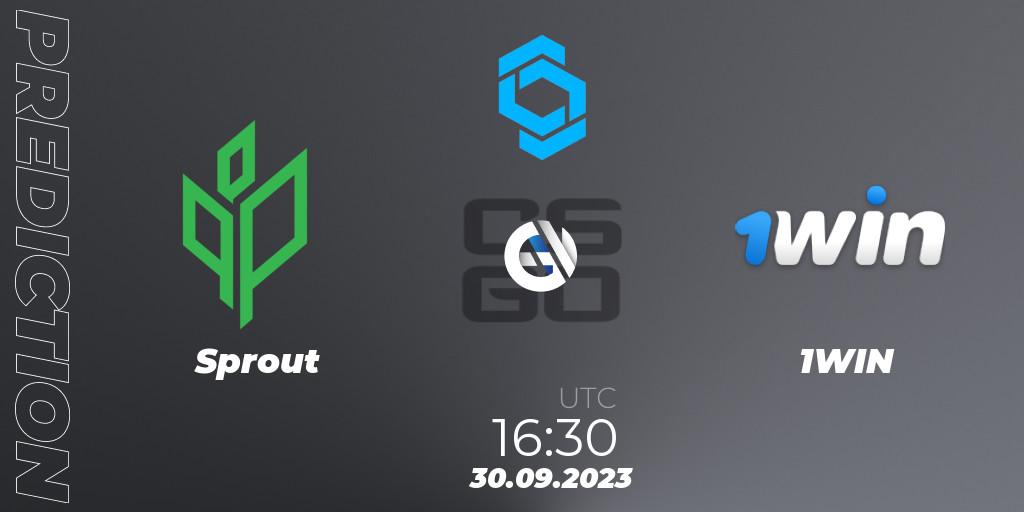 Sprout vs 1WIN: Betting TIp, Match Prediction. 30.09.23. CS2 (CS:GO), CCT East Europe Series #2