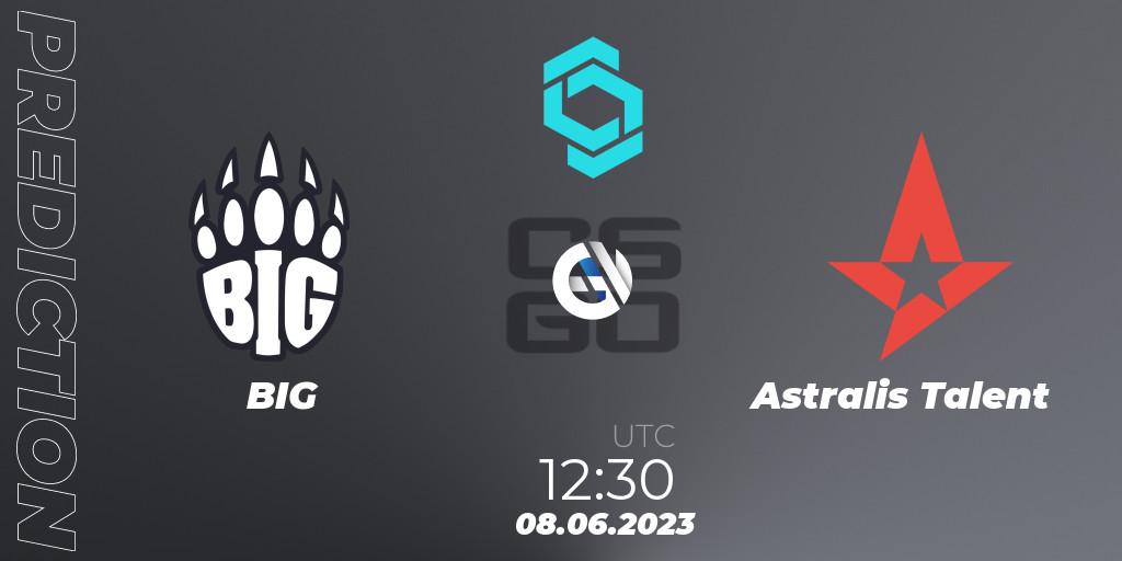 BIG vs Astralis Talent: Betting TIp, Match Prediction. 08.06.23. CS2 (CS:GO), CCT North Europe Series 5