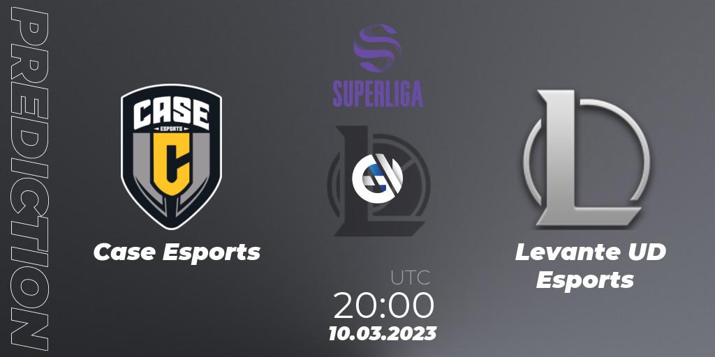 Case Esports vs Levante UD Esports: Betting TIp, Match Prediction. 10.03.2023 at 20:00. LoL, LVP Superliga 2nd Division Spring 2023 - Group Stage