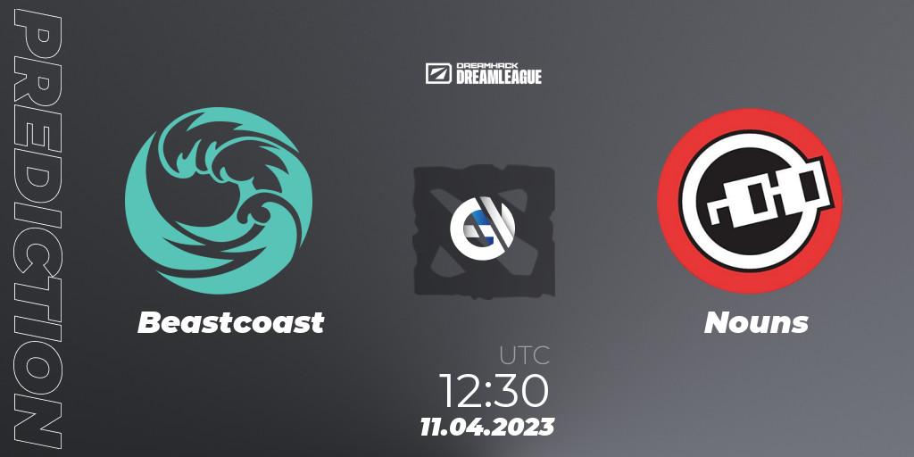 Beastcoast vs Nouns: Betting TIp, Match Prediction. 11.04.2023 at 12:25. Dota 2, DreamLeague Season 19 - Group Stage 1