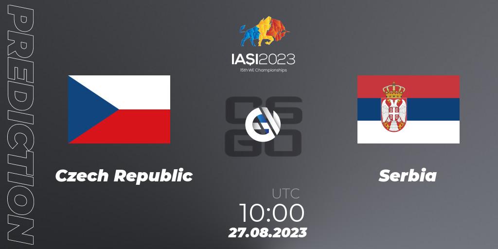 Czech Republic vs Serbia: Betting TIp, Match Prediction. 27.08.23. CS2 (CS:GO), IESF World Esports Championship 2023