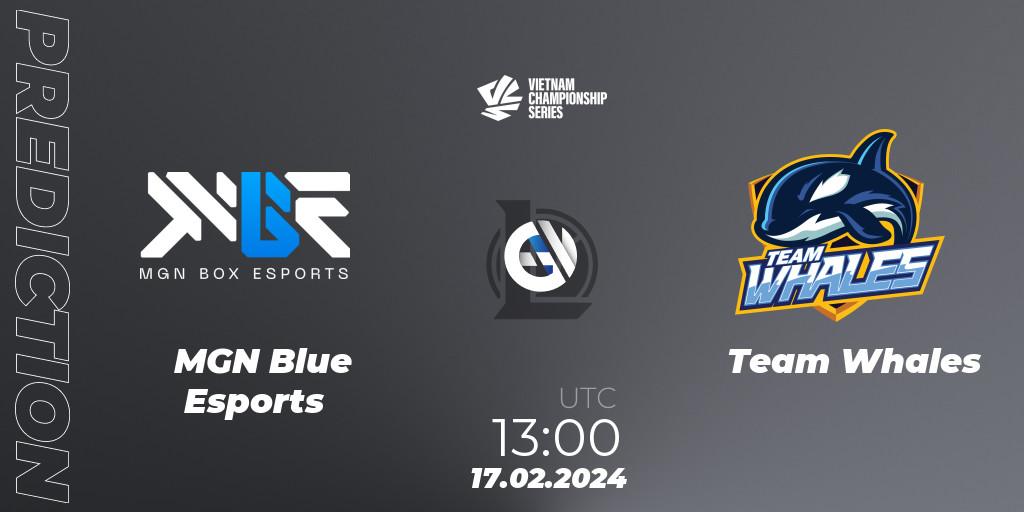 MGN Blue Esports vs Team Whales: Betting TIp, Match Prediction. 17.02.24. LoL, VCS Dawn 2024 - Group Stage