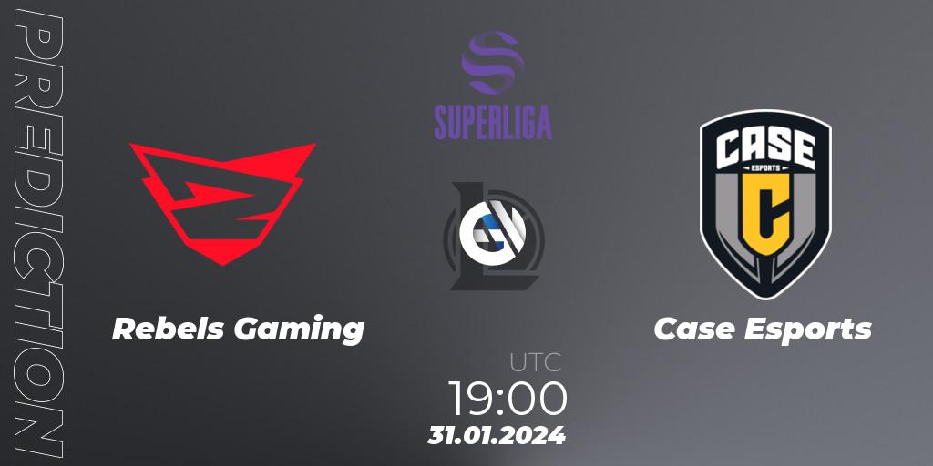 Rebels Gaming vs Case Esports: Betting TIp, Match Prediction. 31.01.2024 at 19:00. LoL, Superliga Spring 2024 - Group Stage