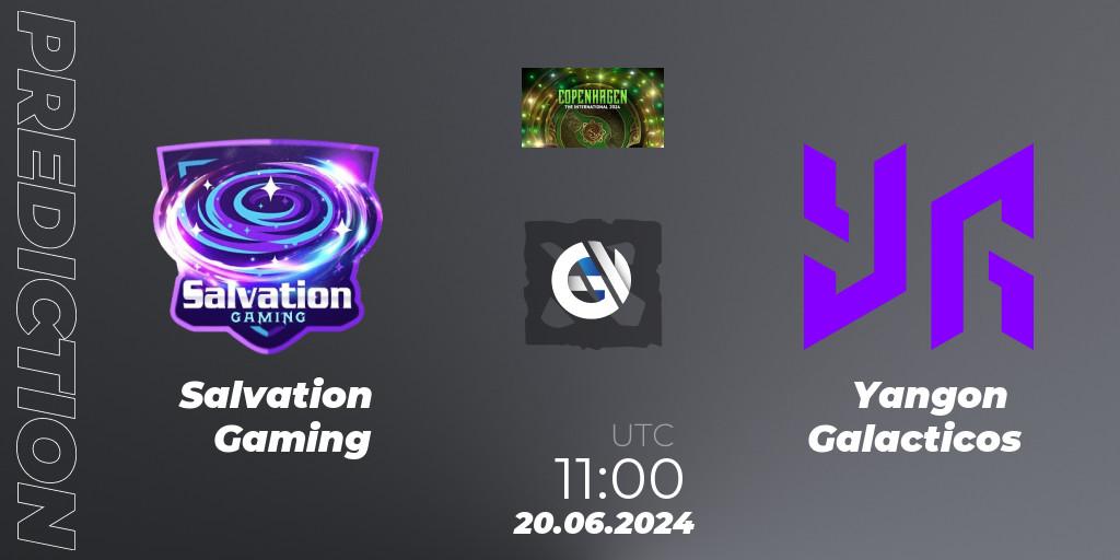 Salvation Gaming vs Yangon Galacticos: Betting TIp, Match Prediction. 20.06.2024 at 11:00. Dota 2, The International 2024: Southeast Asia Closed Qualifier