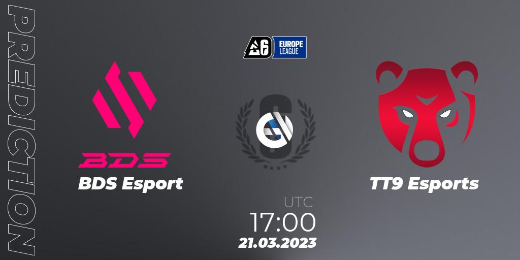BDS Esport vs TT9 Esports: Betting TIp, Match Prediction. 21.03.23. Rainbow Six, Europe League 2023 - Stage 1