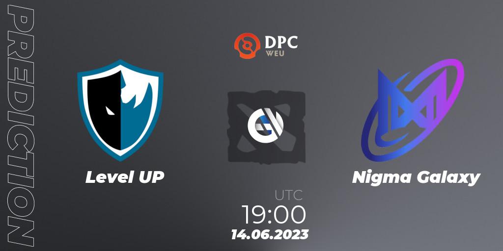 Level UP vs Nigma Galaxy: Betting TIp, Match Prediction. 14.06.2023 at 20:16. Dota 2, DPC 2023 Tour 3: WEU Division II (Lower)
