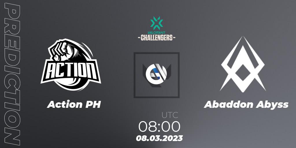 Action PH vs Abaddon Abyss: Betting TIp, Match Prediction. 07.03.23. VALORANT, VALORANT Challengers 2023: Philippines Split 1