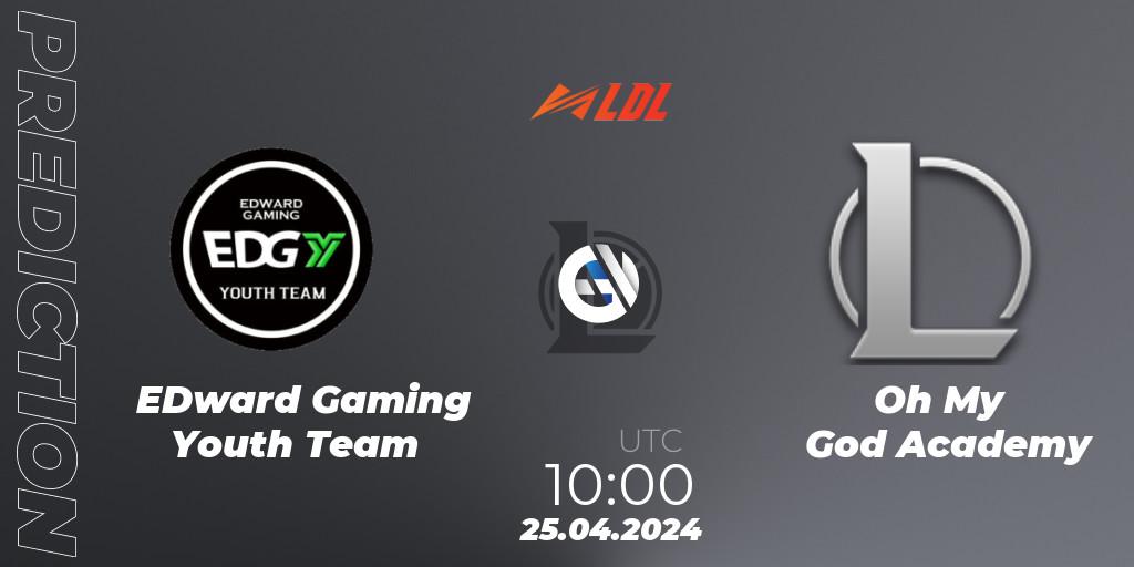 EDward Gaming Youth Team vs Oh My God Academy: Betting TIp, Match Prediction. 25.04.24. LoL, LDL 2024 - Stage 2