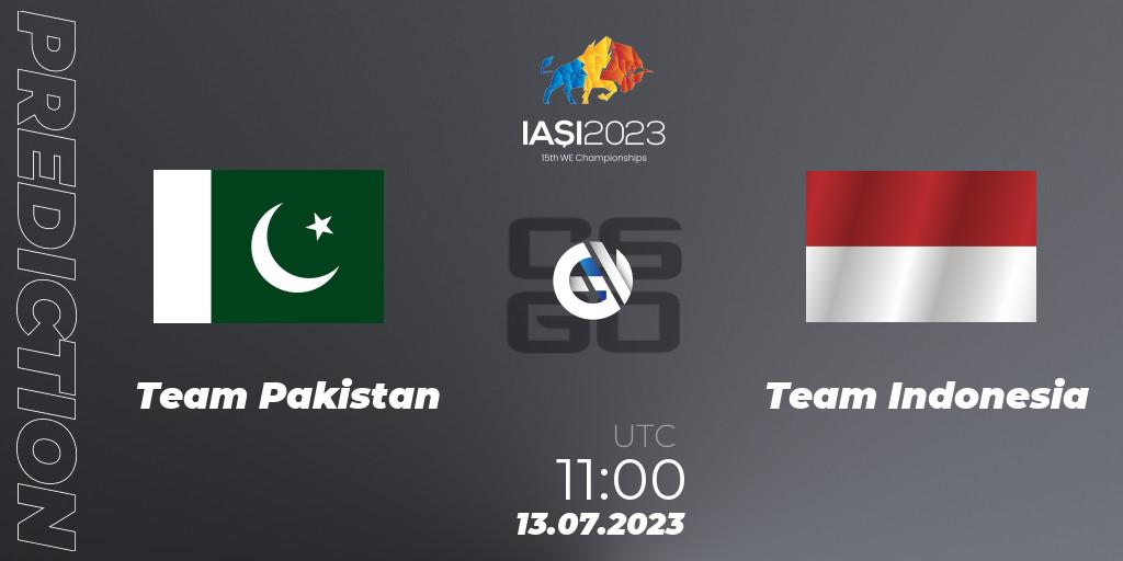 Team Pakistan vs Team Indonesia: Betting TIp, Match Prediction. 13.07.2023 at 11:00. Counter-Strike (CS2), IESF Asian Championship 2023
