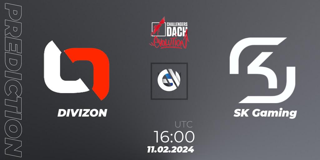 DIVIZON vs SK Gaming: Betting TIp, Match Prediction. 11.02.2024 at 15:00. VALORANT, VALORANT Challengers 2024 DACH: Evolution Split 1