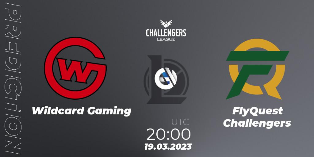 Wildcard Gaming vs FlyQuest Challengers: Betting TIp, Match Prediction. 19.03.23. LoL, NACL 2023 Spring - Playoffs