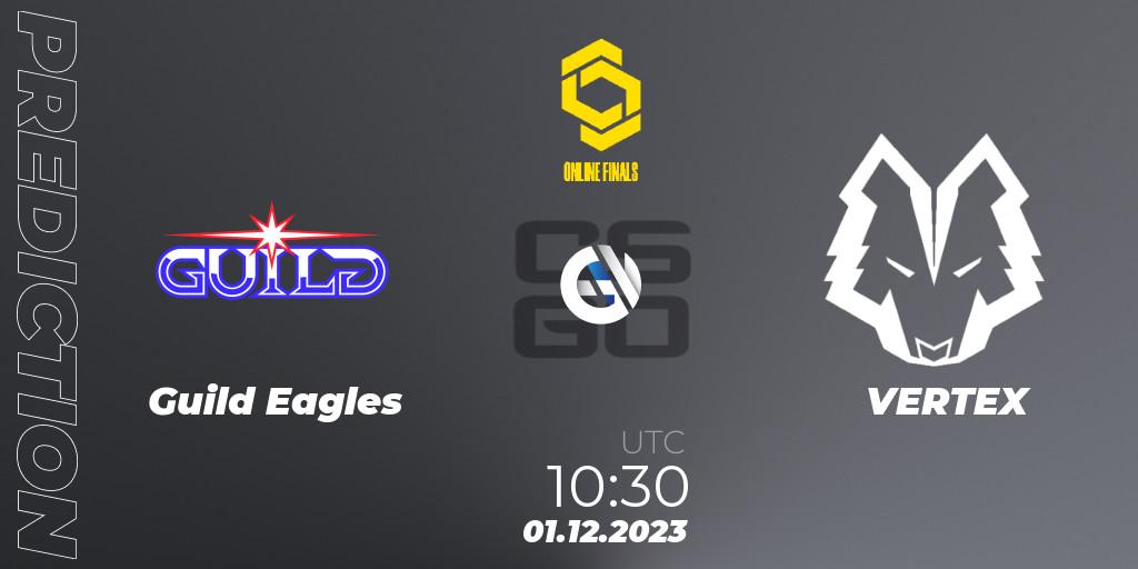 Guild Eagles vs VERTEX: Betting TIp, Match Prediction. 01.12.23. CS2 (CS:GO), CCT Online Finals #5