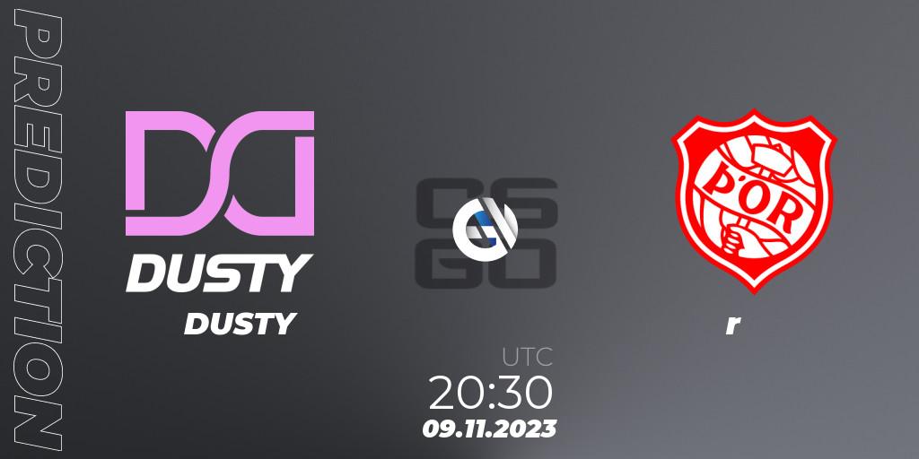 DUSTY vs Þór: Betting TIp, Match Prediction. 09.11.2023 at 20:30. Counter-Strike (CS2), Icelandic Esports League Season 8: Regular Season