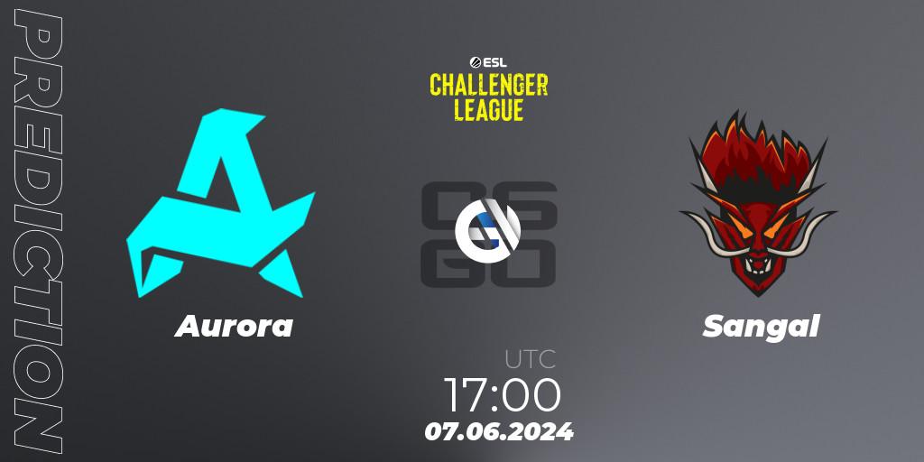 Aurora vs Sangal: Betting TIp, Match Prediction. 07.06.2024 at 17:30. Counter-Strike (CS2), ESL Challenger League Season 47: Europe