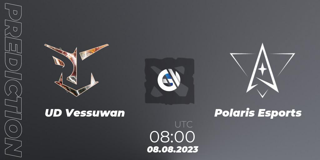 UD Vessuwan vs Polaris Esports: Betting TIp, Match Prediction. 13.08.23. Dota 2, LingNeng Trendy Invitational