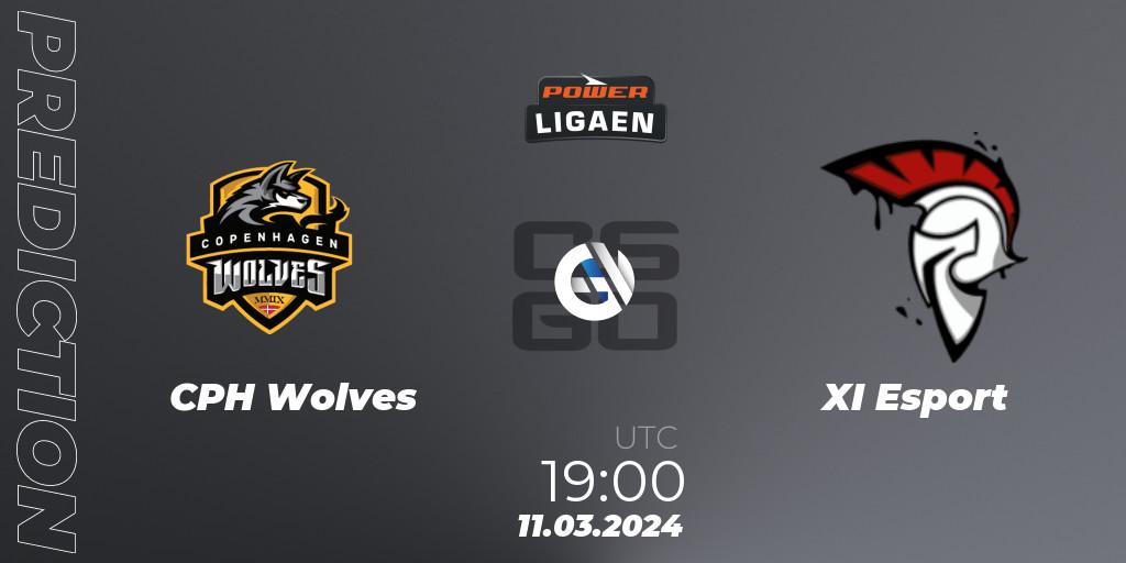 CPH Wolves vs XI Esport: Betting TIp, Match Prediction. 11.03.2024 at 19:00. Counter-Strike (CS2), Dust2.dk Ligaen Season 25
