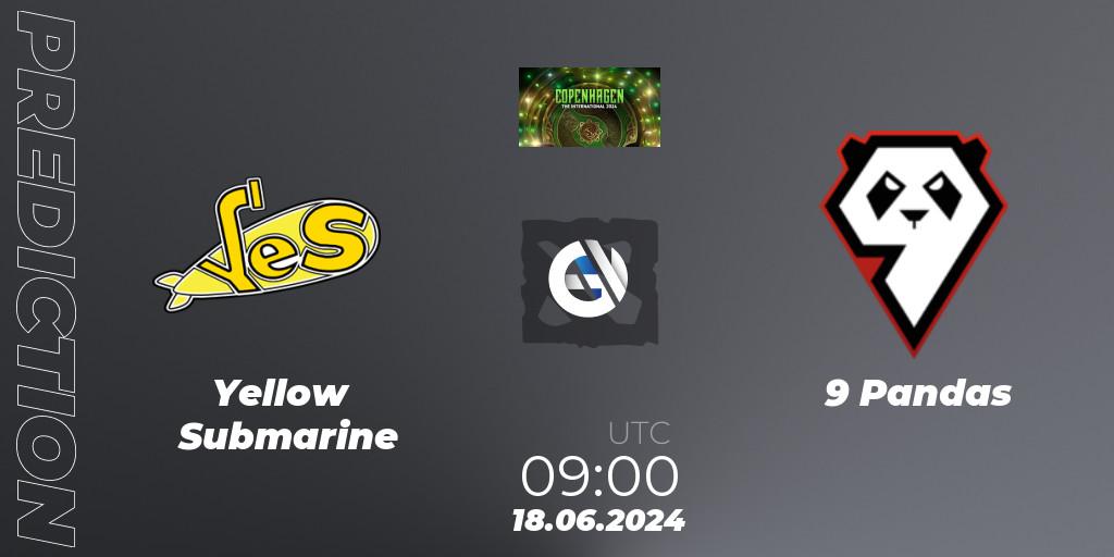 Yellow Submarine vs 9 Pandas: Betting TIp, Match Prediction. 18.06.2024 at 09:20. Dota 2, The International 2024: Eastern Europe Closed Qualifier