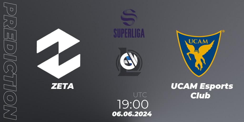 ZETA vs UCAM Esports Club: Betting TIp, Match Prediction. 06.06.2024 at 19:00. LoL, LVP Superliga Summer 2024