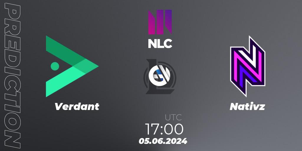 Verdant vs Nativz: Betting TIp, Match Prediction. 05.06.2024 at 17:00. LoL, NLC 1st Division Summer 2024