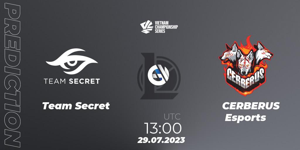 Team Secret vs CERBERUS Esports: Betting TIp, Match Prediction. 29.07.23. LoL, VCS Dusk 2023