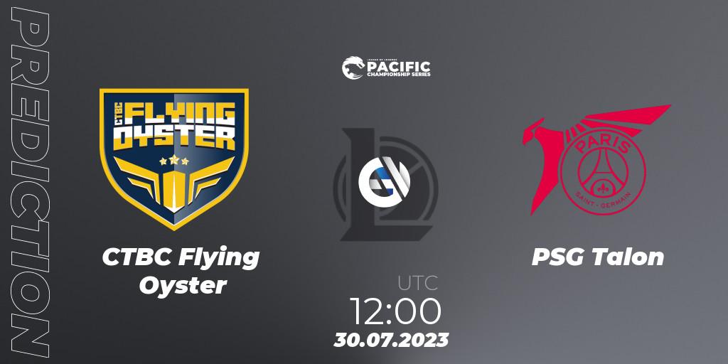 CTBC Flying Oyster vs PSG Talon: Betting TIp, Match Prediction. 30.07.23. LoL, PACIFIC Championship series Group Stage