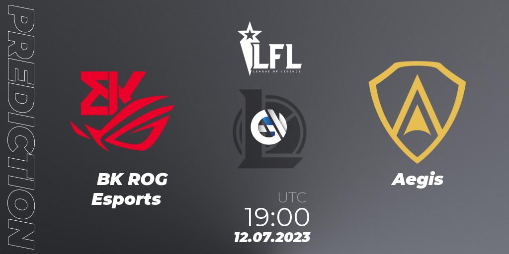BK ROG Esports vs Aegis: Betting TIp, Match Prediction. 12.07.2023 at 19:00. LoL, LFL Summer 2023 - Group Stage
