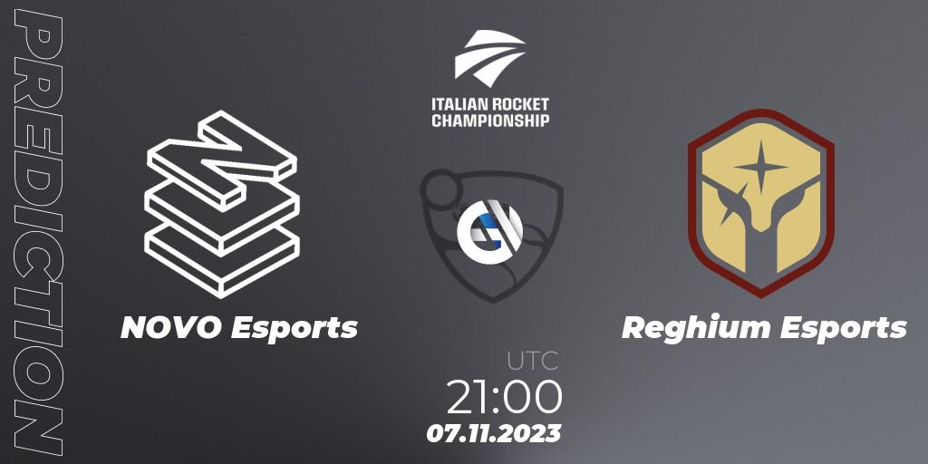 NOVO Esports vs Reghium Esports: Betting TIp, Match Prediction. 07.11.2023 at 21:00. Rocket League, Italian Rocket Championship Season 11Serie A Relegation