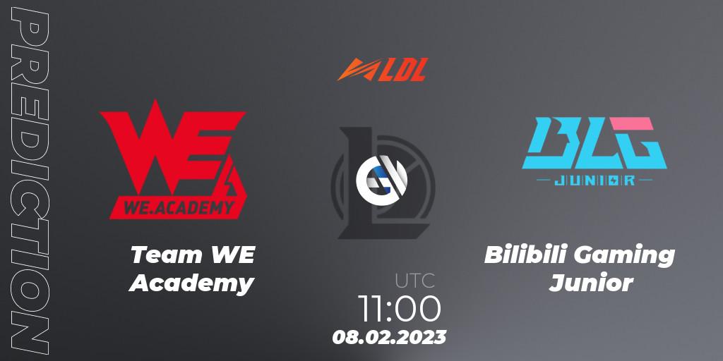 Team WE Academy vs Bilibili Gaming Junior: Betting TIp, Match Prediction. 08.02.2023 at 10:20. LoL, LDL 2023 - Swiss Stage