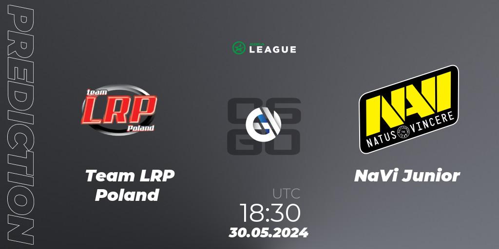 Team LRP Poland vs NaVi Junior: Betting TIp, Match Prediction. 30.05.2024 at 18:30. Counter-Strike (CS2), ESEA Season 49: Main Division - Europe