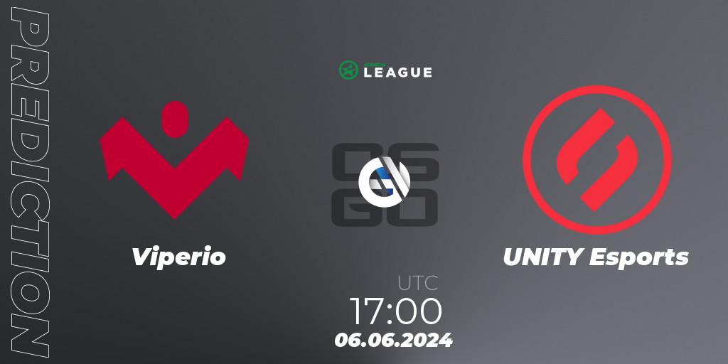 Viperio vs UNITY Esports: Betting TIp, Match Prediction. 06.06.2024 at 17:00. Counter-Strike (CS2), ESEA Season 49: Main Division - Europe