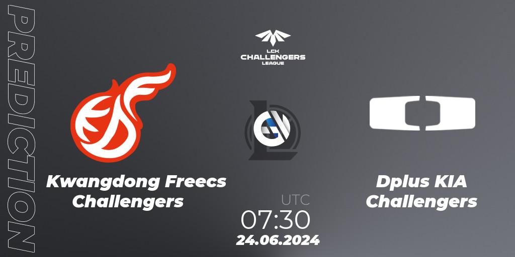 Kwangdong Freecs Challengers vs Dplus KIA Challengers: Betting TIp, Match Prediction. 24.06.2024 at 07:30. LoL, LCK Challengers League 2024 Summer - Group Stage