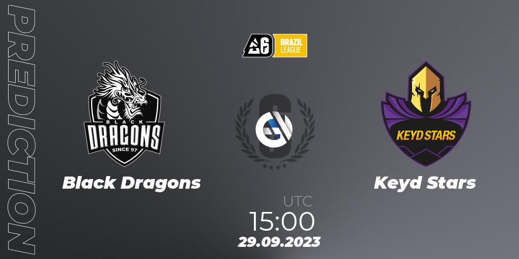Black Dragons vs Keyd Stars: Betting TIp, Match Prediction. 29.09.2023 at 15:00. Rainbow Six, Brazil League 2023 - Stage 2
