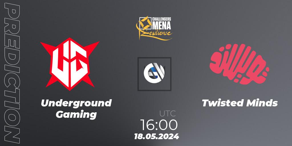Underground Gaming vs Twisted Minds: Betting TIp, Match Prediction. 18.05.2024 at 16:00. VALORANT, VALORANT Challengers 2024 MENA: Resilience Split 2 - GCC and Iraq