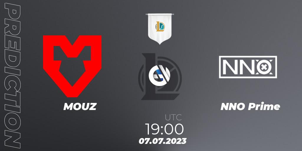 MOUZ vs NNO Prime: Betting TIp, Match Prediction. 07.07.2023 at 19:00. LoL, Prime League Summer 2023 - Group Stage