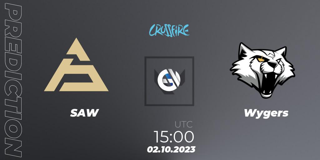 SAW vs Wygers: Betting TIp, Match Prediction. 02.10.2023 at 15:00. VALORANT, LVP - Crossfire Cup 2023: Contenders #1