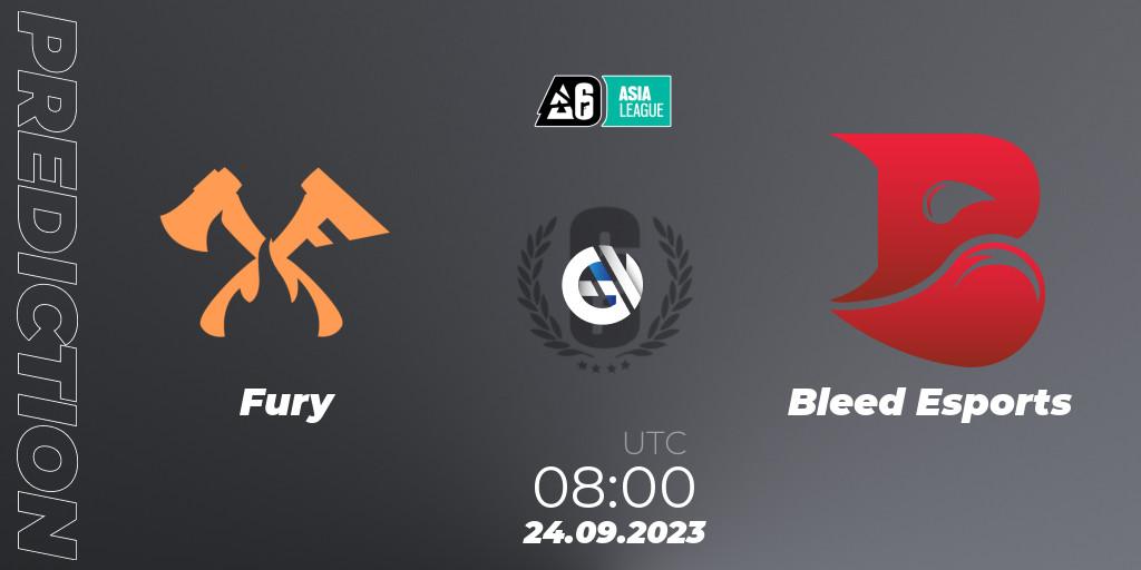Fury vs Bleed Esports: Betting TIp, Match Prediction. 24.09.23. Rainbow Six, SEA League 2023 - Stage 2