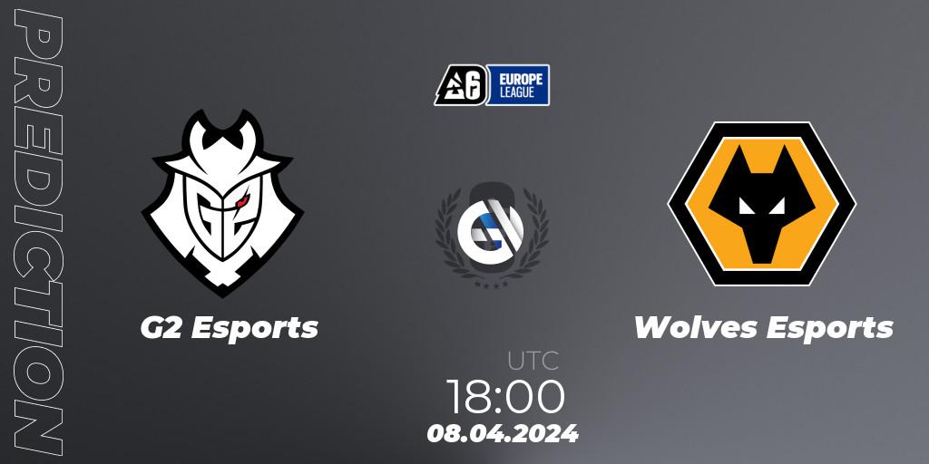 G2 Esports vs Wolves Esports: Betting TIp, Match Prediction. 08.04.24. Rainbow Six, Europe League 2024 - Stage 1
