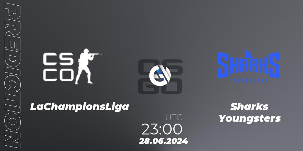 LaChampionsLiga vs Sharks Youngsters: Betting TIp, Match Prediction. 28.06.2024 at 23:00. Counter-Strike (CS2), Punto Gamers Cup 2024
