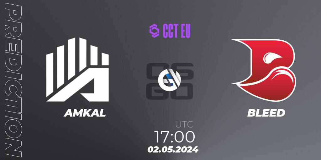 AMKAL vs BLEED: Betting TIp, Match Prediction. 02.05.2024 at 18:15. Counter-Strike (CS2), CCT Season 2 Europe Series 1