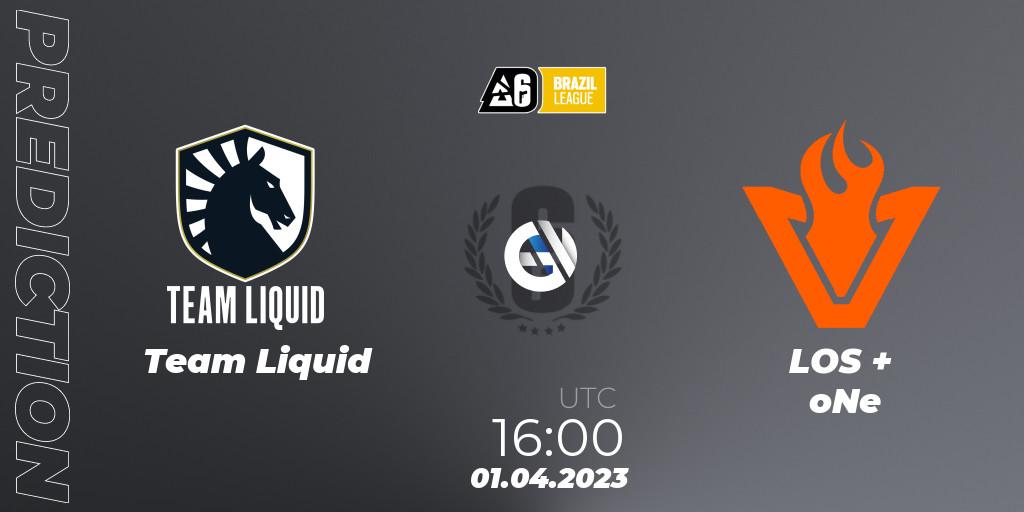 Team Liquid vs LOS + oNe: Betting TIp, Match Prediction. 01.04.23. Rainbow Six, Brazil League 2023 - Stage 1